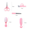 THE LITTLE LOOKERS 5-in-1 Baby Grooming Kit/Manicure Kit for Babies/Infants/Toddler with Scissors, Nail Clipper,Hair Brush, Filer & Comb (Baby Care Kit)