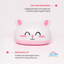 THE LITTLE LOOKERS Cartoon Soap Case Bathtub Soap Box, Soap Dish Holder for Kids, Bathroom Soap Stand, Soap Stand with Cover (Bunny)