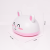 THE LITTLE LOOKERS Cartoon Soap Case Bathtub Soap Box, Soap Dish Holder for Kids, Bathroom Soap Stand, Soap Stand with Cover (Bunny)