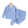 THE LITTLE LOOKERS Kids Woollen Thermal Set – Soft Warm Winter Innerwear for Boys & Girls | Full Sleeve Top & Bottom | Premium Wool Blend Thermals for Kids