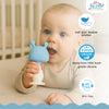 THE LITTLE LOOKERS Baby Silicone Teether Cum Rattle– Mushroom Shape | BPA-Free, Soft & Safe Teething Toy for Infants 3+ Months | Easy-Grip Design, Freezer Safe, Gum Soothing Teether for Babies