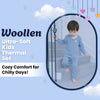 THE LITTLE LOOKERS Kids Woollen Thermal Set – Soft Warm Winter Innerwear for Boys & Girls | Full Sleeve Top & Bottom | Premium Wool Blend Thermals for Kids