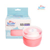THE LITTLE LOOKERS Portable Baby Skin Care Baby Powder Puff with Box Holder Container for New Born and Kids for Baby Face and Body