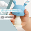 THE LITTLE LOOKERS Baby Silicone Teether Cum Rattle– Mushroom Shape | BPA-Free, Soft & Safe Teething Toy for Infants 3+ Months | Easy-Grip Design, Freezer Safe, Gum Soothing Teether for Babies