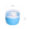 THE LITTLE LOOKERS Portable Baby Skin Care Baby Powder Puff with Box Holder Container for New Born and Kids for Baby Face and Body