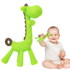 THE LITTLE LOOKERS Giraffe Shape Food Grade/BPA Free Silicone Teething Baby Teether/Toy/Teething Stick for Babies