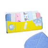 THE LITTLE LOOKERS 8-Piece Hosiery Soft Cotton Newborn Face Towels/Napkins for New Born Babies/Infants-Prints & Color May Very