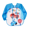 THE LITTLE LOOKERS Sleeved Washable Waterproof Bib/Apron with Pocket & Tying Robe| Cute Prints| Quick Dry PVC Bibs for Newborns/Infants/Toddlers