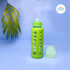 The Little Lookers High Borosilicate Glass Feeding Bottle for Baby/Feeder for Newborn | Super Soft Flow Control & Anti Colic Nipple for Infants/Toddlers