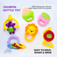 THE LITTLE LOOKERS Colorful Cute Attractive BPA Free Activity Rattles and Teethers for Infants/Babies/Kids/Toddlers | Set of 6