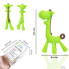 THE LITTLE LOOKERS Giraffe Shape Food Grade/BPA Free Silicone Teething Baby Teether/Toy/Teething Stick for Babies