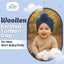 THE LITTLE LOOKERS Baby Soft Wool Knitted Turban Cap – Warm & Breathable Winter Headwrap for Newborns, Infants & Toddlers – Stylish Beanie for Baby Girls & Boys