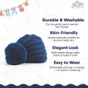THE LITTLE LOOKERS Baby Soft Wool Knitted Turban Cap – Warm & Breathable Winter Headwrap for Newborns, Infants & Toddlers – Stylish Beanie for Baby Girls & Boys