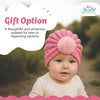 THE LITTLE LOOKERS Baby Soft Wool Knitted Turban Cap – Warm & Breathable Winter Headwrap for Newborns, Infants & Toddlers – Stylish Beanie for Baby Girls & Boys