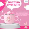 THE LITTLE LOOKERS Stainless Steel Sipper Bottle for Kids/Double Wall & Sipper Cups with Straw/Travelling Sipper Bottle for Kids