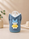 The Little Lookers Feeder Cover Sleeve with Handles | Soft Protective Bottle Holder for Baby Feeding Bottles | Water Proof/Resistant Bottle Cover with Anti-Slip Base | Fits Wide Neck / Philips Avent Bottles Up to 125ml/4oz