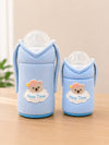 The Little Lookers Feeder Cover Sleeve with Handles | Soft Protective Bottle Holder for Baby Feeding Bottles | Water Proof/Resistant Bottle Cover with Anti-Slip Base | Fits Wide Neck / Philips Avent Bottles 125ml/4oz, 240ml/8oz & 330ml/11oz