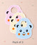 THE LITTLE LOOKERS Baby bibs with Snap button closure /Apron| Cute Animal Soft Cotton Fabric with PVC on Back for Quick Absorption & Fast Drying for Newborns/babies (0-3 years)