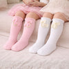 THE LITTLE LOOKERS Socks for Kids | Kid's Compact Cotton Stretch Solid Knee Length Sock | Stylish Socks | No Tightness | High-Top, Bow Pattern