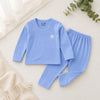 THE LITTLE LOOKERS Kids Winter Thermal Wear | Unisex Fleece Innerwear Set for Baby Girl & Baby Boy | Warm Woolen T-Shirt & Bottom Set