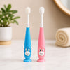 THE LITTLE LOOKERS Baby Toothbrush I Supersoft Bristles & Section Cup Base Tooth Brush for Kids/Babies/Toddlers - (Pack of 2)