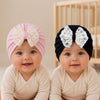 THE LITTLE LOOKERS Baby Turban Cap | Bow Knot Headwear for Newborn Boys & Girls | Soft & Cute Baby Hat | Cap for Babies | Lovely Flower Turban Cap 3-12 Months