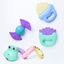 THE LITTLE LOOKERS Colorful Cute Attractive BPA Free Activity Rattles and Teethers for Babies and Kids (Multicolour) - Set of 4