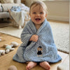 THE LITTLE LOOKERS Microfiber Premium Soft Baby Towel with Cute Embroidery Design | Ultra-Soft & Highly Absorbent | Lightweight & Gentle | Ideal for Newborns & Toddlers (0–2 Years) | Multi-Purpose Use