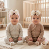 THE LITTLE LOOKERS Baby Hairband | Lace Bow Headbands | Stretchable & Lightweight | Headband for Newborns, Infants & Girls | Soft Elastic Cotton Hair Band