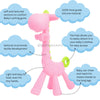 THE LITTLE LOOKERS Giraffe Shape Food Grade/BPA Free Silicone Teething Baby Teether/Toy/Teething Stick for Babies