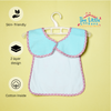 THE LITTLE LOOKERS Terry Cotton Double Layered Baby Bibs/Burp Cloth/Saliva Towel with Comfortable Tich Button Neck for Feeding Babies/Infants/Toddlers