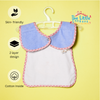 THE LITTLE LOOKERS Terry Cotton Double Layered Baby Bibs/Burp Cloth/Saliva Towel with Comfortable Tich Button Neck for Feeding Babies/Infants/Toddlers