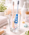 THE LITTLE LOOKERS Cartoon Toothbrush | Soft Bristles for Gentle Clean | Easy To Hold Handle | Manual Toothbrushes for Babies/Kids/Toddlers