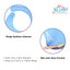 THE LITTLE LOOKERS Silicone Feeding Bib with Adjustable Strap, Waterproof, Easy to wash, Stain Proof | BPA Free/Soft Material Bibs with Tray/Food Catcher