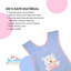 THE LITTLE LOOKERS Terry Cotton Double Layered Baby Bibs/Burp Cloth/Saliva Towel with Comfortable Tich Button Neck for Feeding Babies/Infants/Toddlers