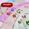 THE LITTLE LOOKERS Baby Super Soft Reusable Cotton Hosiery Nappies/Langot/Cloth Diaper Ideal for 0 Months - 2 Years Baby