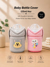The Little Lookers Feeder Cover Sleeve with Handles | Soft Protective Bottle Holder for Baby Feeding Bottles | Water Proof/Resistant Bottle Cover with Anti-Slip Base | Fits Wide Neck / Philips Avent Bottles Up to 125ml/4oz
