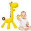 THE LITTLE LOOKERS Giraffe Shape Food Grade/BPA Free Silicone Teething Baby Teether/Toy/Teething Stick for Babies