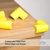 THE LITTLE LOOKERS Baby Proofing L-Shaped Corner Guards | Child Safety Edge Protectors | Baby Safety Furniture Cushion Corner | with Adhesive Tape for Babies/Kids/Children