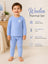 THE LITTLE LOOKERS Kids Winter Thermal Wear | Unisex Fleece Innerwear Set for Baby Girl & Baby Boy | Warm Woolen T-Shirt & Bottom Set
