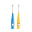 THE LITTLE LOOKERS Baby Toothbrush I Supersoft Bristles & Section Cup Base Tooth Brush for Kids/Babies/Toddlers - (Pack of 2)