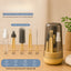 THE LITTLE LOOKERS Baby Bottle Cleaning Brush Set | BPA Free Silicone Bottle, Nipple & Straw Cleaner Kit with Storage Case & Spray Bottle