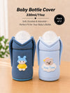 The Little Lookers Feeder Cover Sleeve with Handles | Soft Protective Bottle Holder for Baby Feeding Bottles | Water Proof/Resistant Bottle Cover with Anti-Slip Base | Fits Wide Neck / Philips Avent Bottles 240ml/8oz & 330ml/11oz