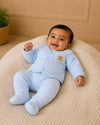 THE LITTLE LOOKERS Baby Winter 5-Piece Set | Soft Cotton Quilted Top, Cap, Bib & 2 Bottoms | Warm Clothing Set for Babies