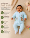 THE LITTLE LOOKERS Baby Winter 5-Piece Set | Soft Cotton Quilted Top, Cap, Bib & 2 Bottoms | Warm Clothing Set for Babies