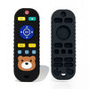THE LITTLE LOOKERS Baby Silicone Remote Control Teether – BPA-Free Infant Teething Toy with Textured Buttons & Bear Design – Safe, Soft & Easy to Hold for Teething Relief