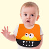 THE LITTLE LOOKERS Silicone Feeding Bib with Adjustable Strap, Waterproof, Easy to wash, Stain Proof | BPA Free/Soft Material Bibs with Tray/Food Catcher