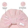 THE LITTLE LOOKERS Unisex Soft Turban Bow Knot Cap, Baby Head-Wear, Beanie Cap for Newborn Baby/Infants | Suitable for 3 to 18 Months Baby