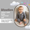 THE LITTLE LOOKERS Kids Woollen Thermal Set – Soft Warm Winter Innerwear for Boys & Girls | Full Sleeve Top & Bottom | Premium Wool Blend Thermals for Kids