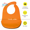 THE LITTLE LOOKERS Silicone Feeding Bib with Adjustable Strap, Waterproof, Easy to wash, Stain Proof | BPA Free/Soft Material Bibs with Tray/Food Catcher